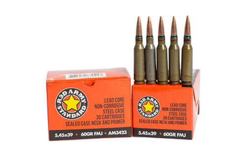 Ammunition Century Arms Steel Case 5.45x39mm CENT ARMS 5.45X39 60GR FMJ 30/1440 • Model: Steel Case